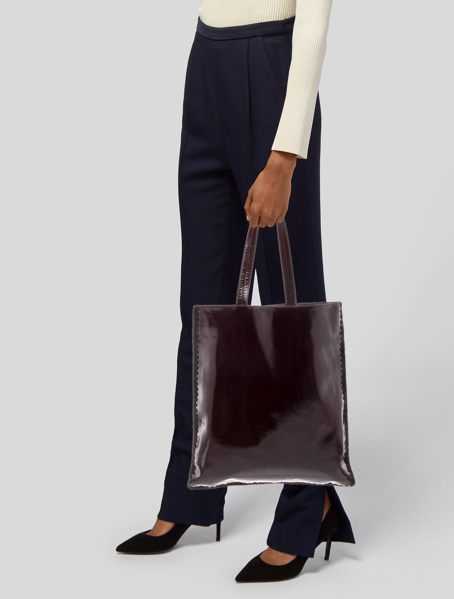 Rachel Comey Patent Leather Tote