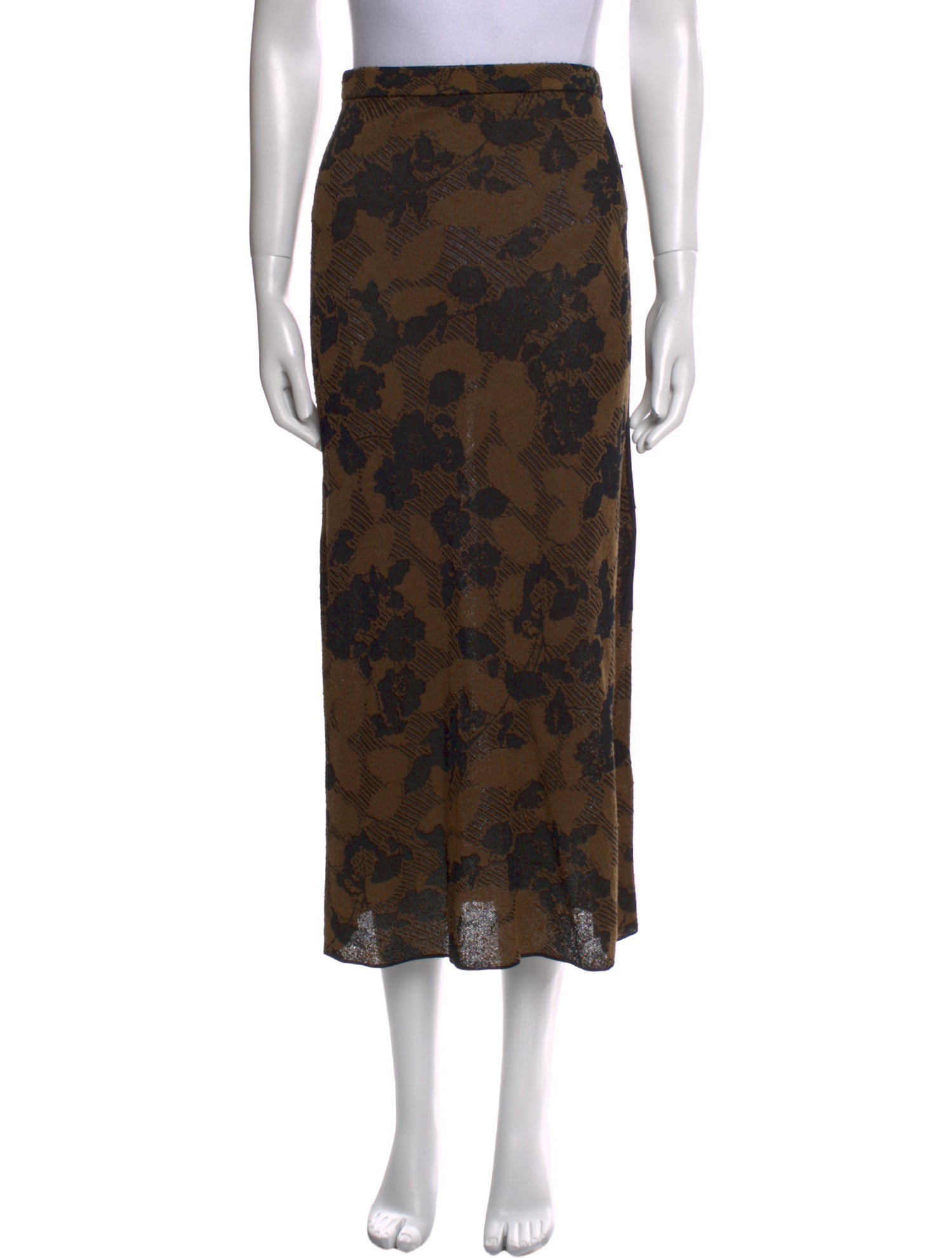 Rachel Comey Floral Print Midi Length Skirt