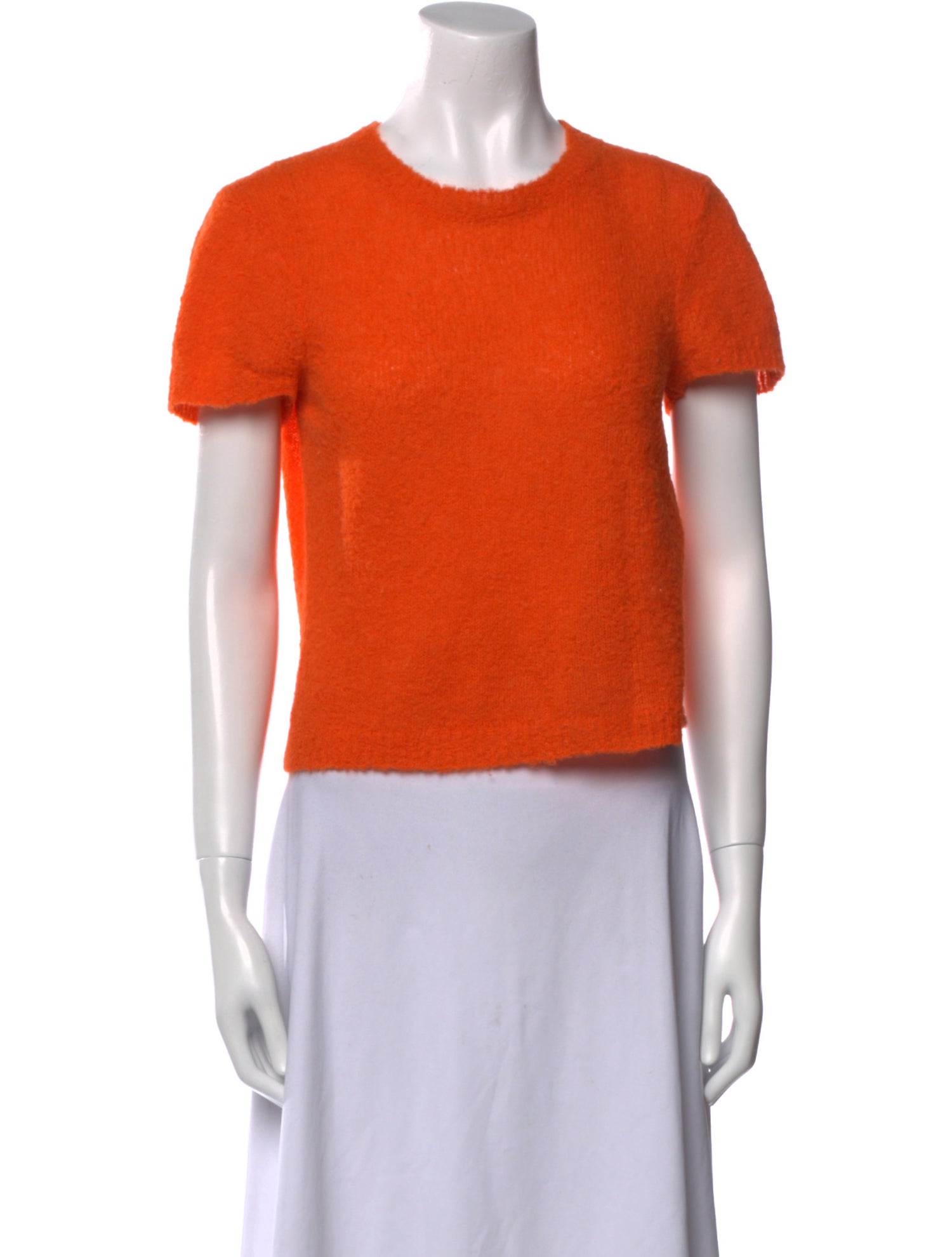 Rachel Comey Alpaca Crew Neck Crop Top