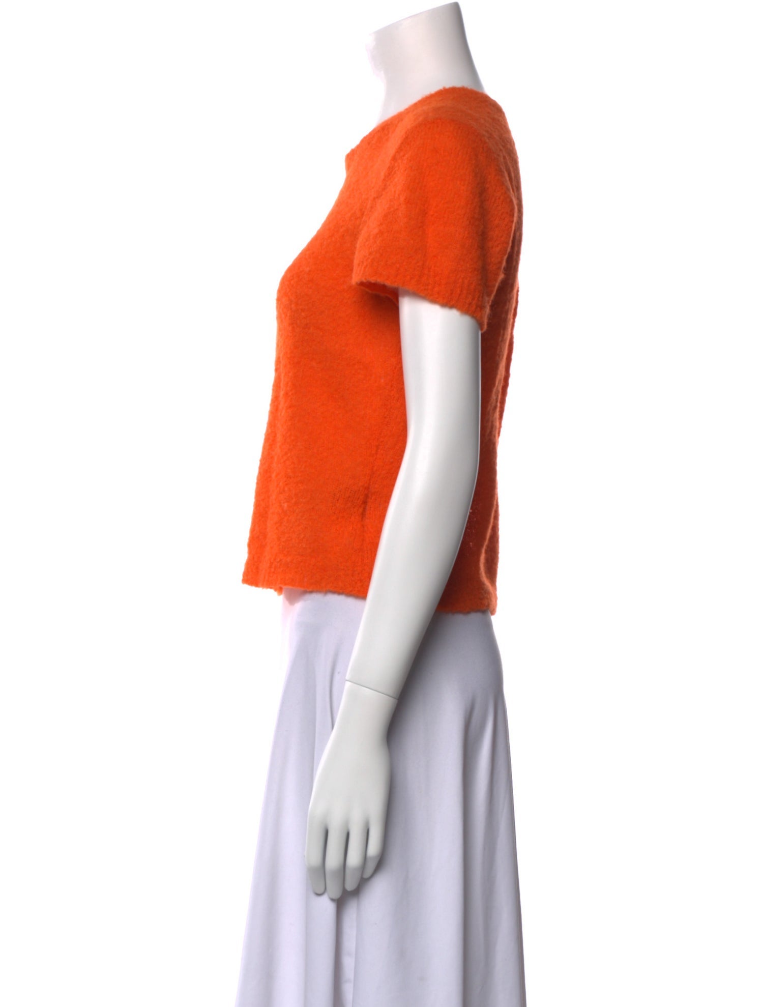 Rachel Comey Alpaca Crew Neck Crop Top