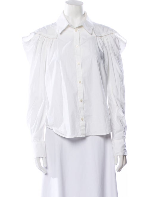 Rachel Comey Long Sleeve Button-Up Top