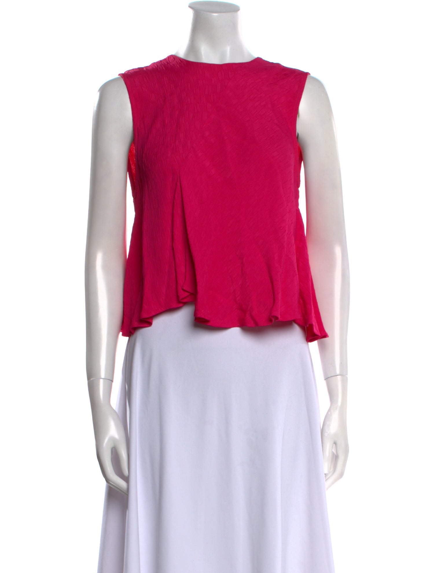 Rachel Comey Crew Neck Sleeveless Crop Top