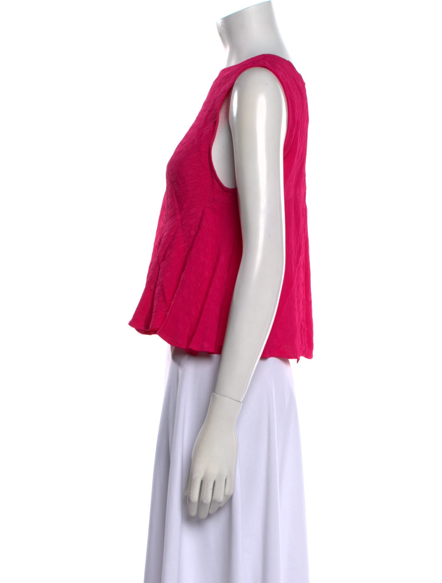 Rachel Comey Crew Neck Sleeveless Crop Top