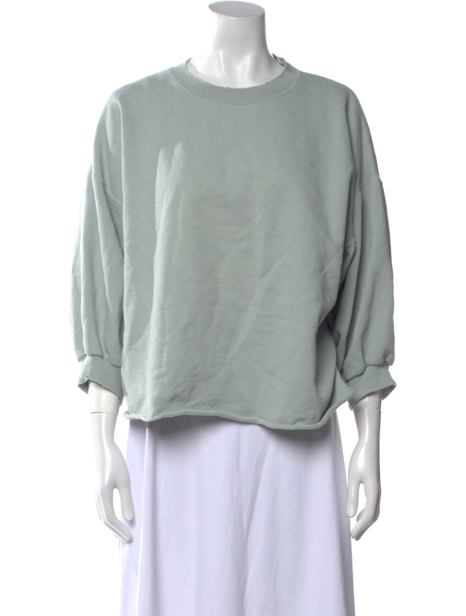 Rachel Comey Crew Neck Three-Quarter Sleeve Sweatshirt