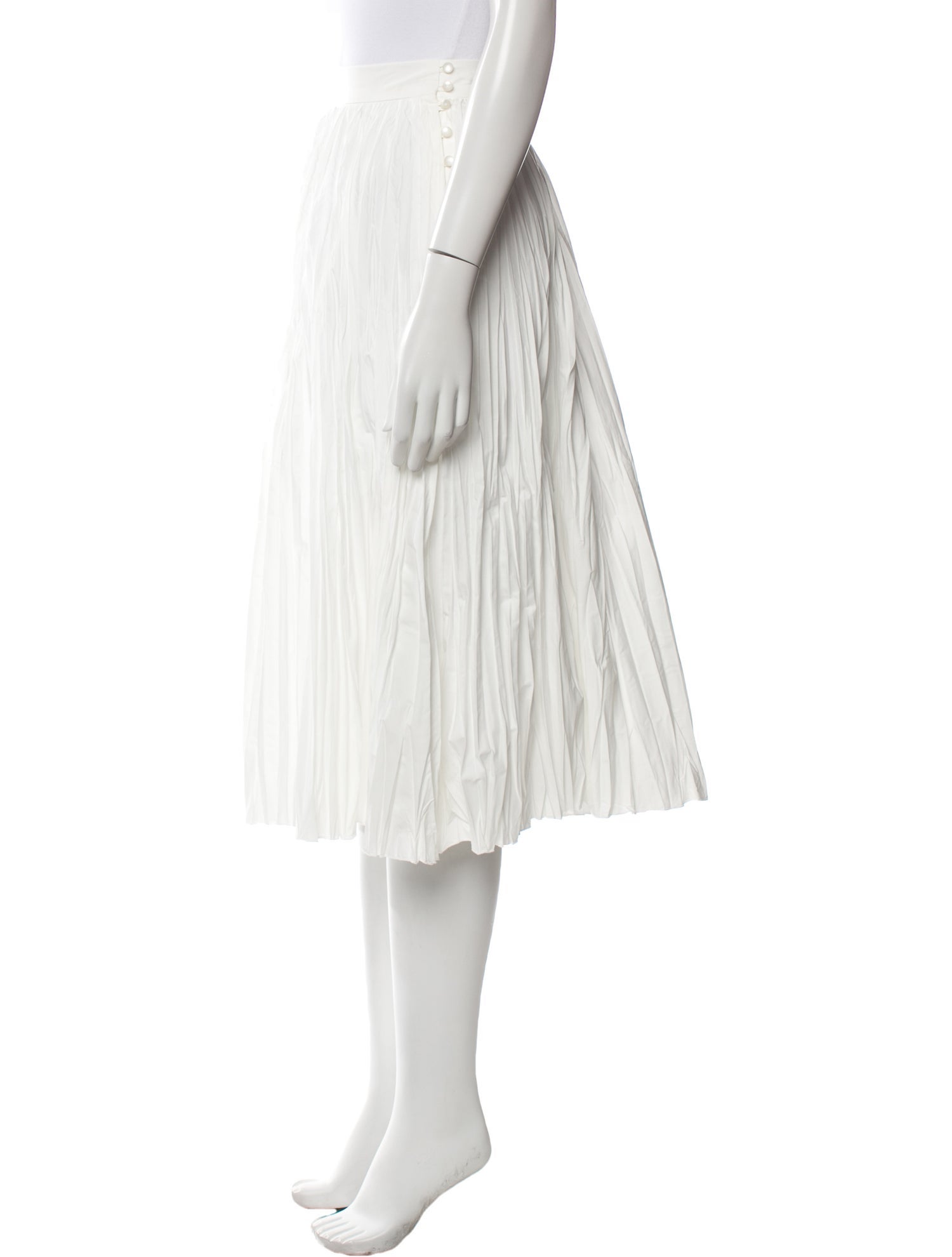 Rachel Comey Pleated Accents Midi Length Skirt