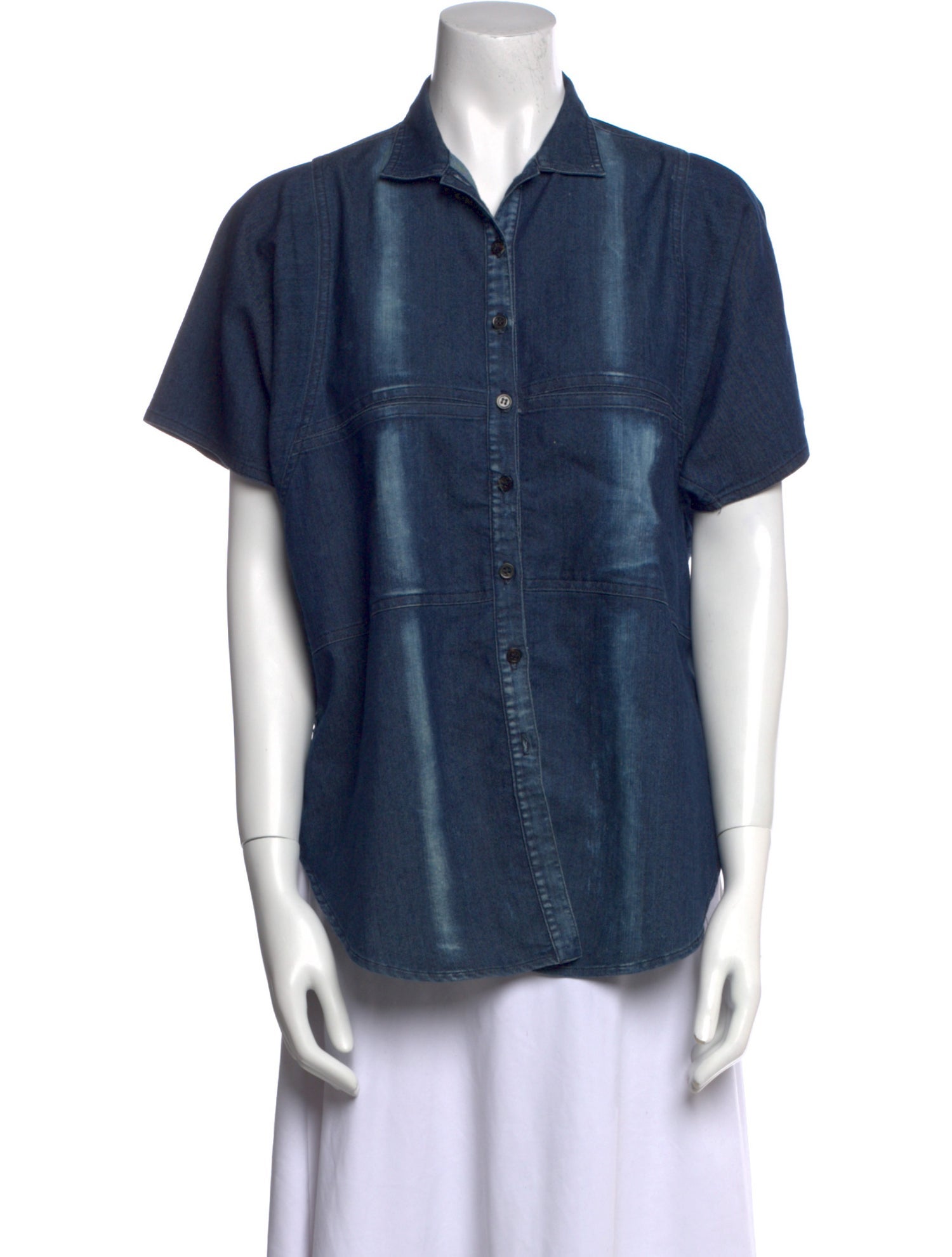 Rachel Comey Short Sleeve Button-Up Top