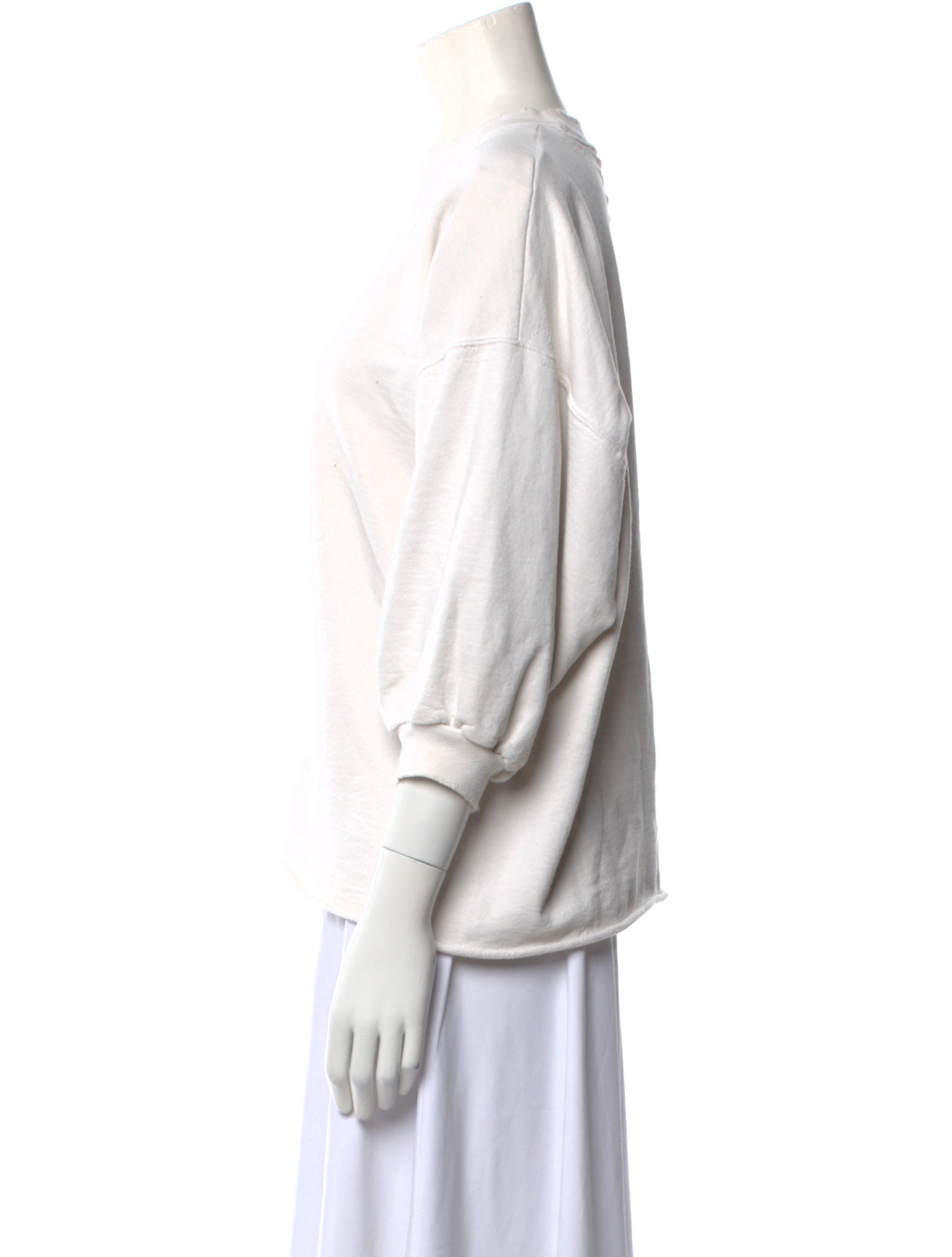 Rachel Comey Crew Neck Three-Quarter Sleeve Sweatshirt