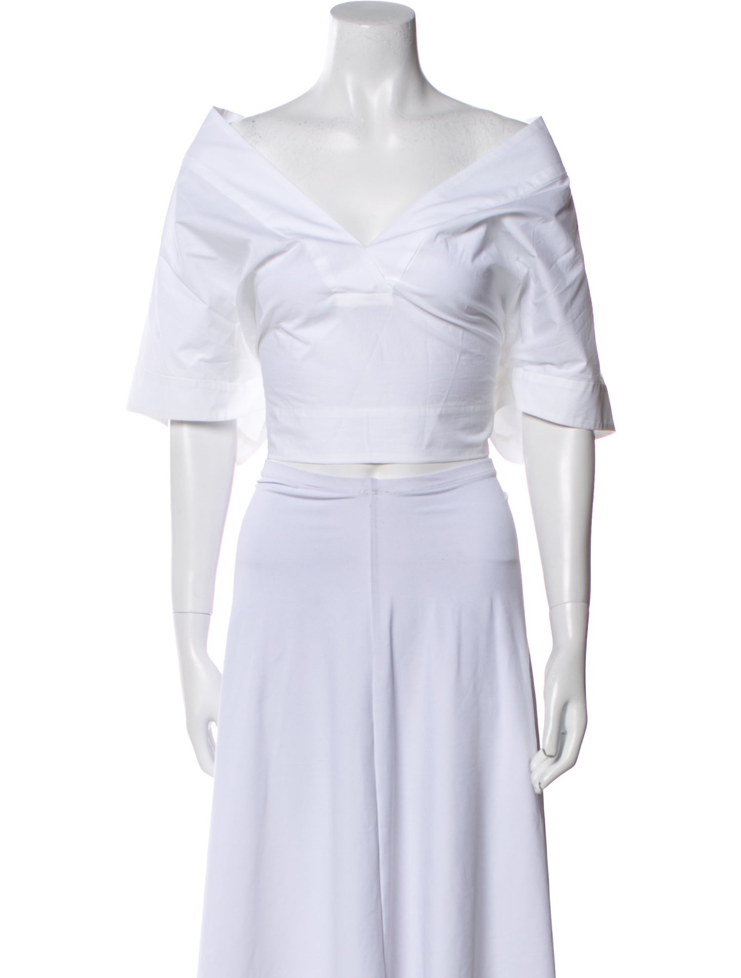 Rachel Comey V-Neck Short Sleeve Crop Top w/ Tags