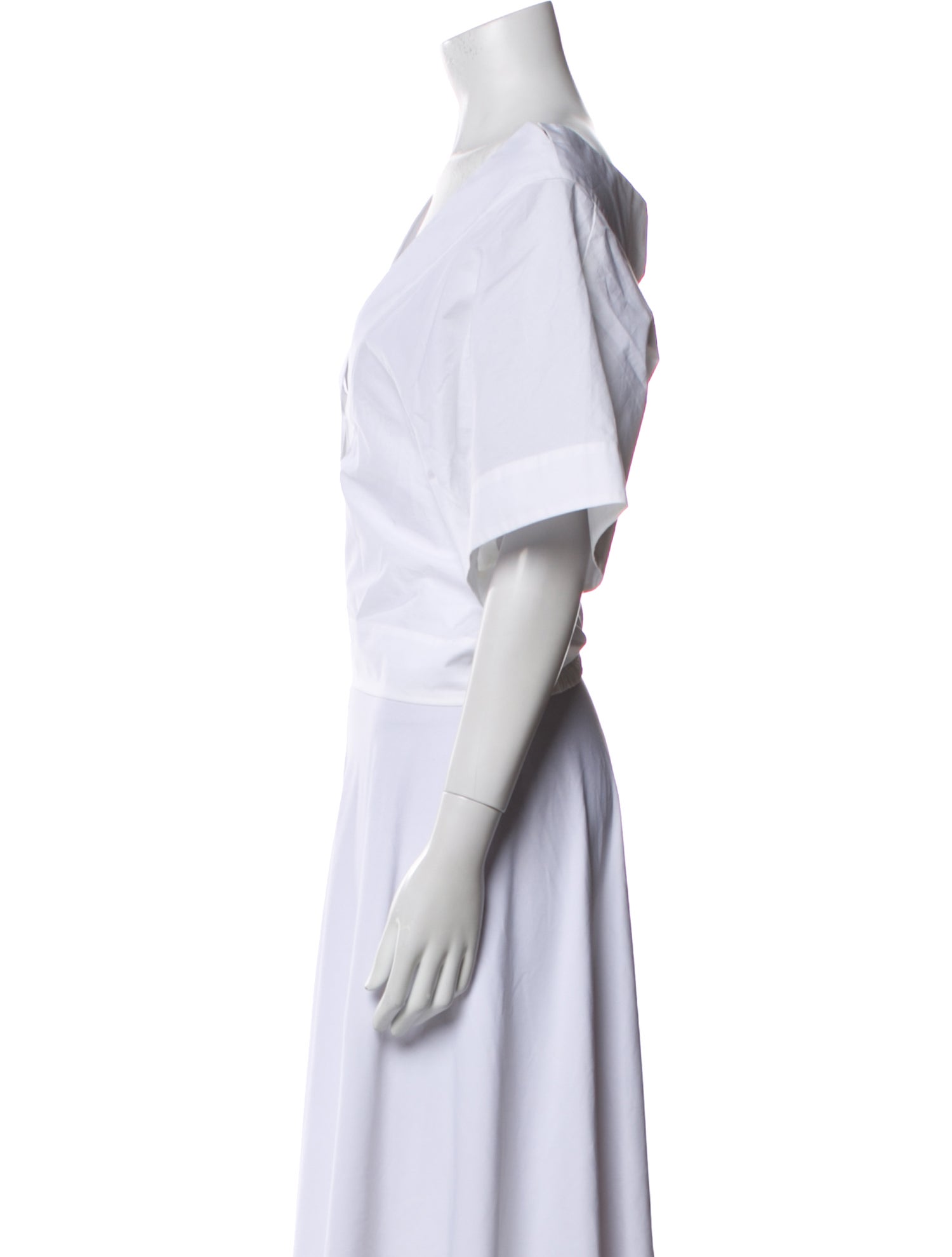 Rachel Comey V-Neck Short Sleeve Crop Top w/ Tags