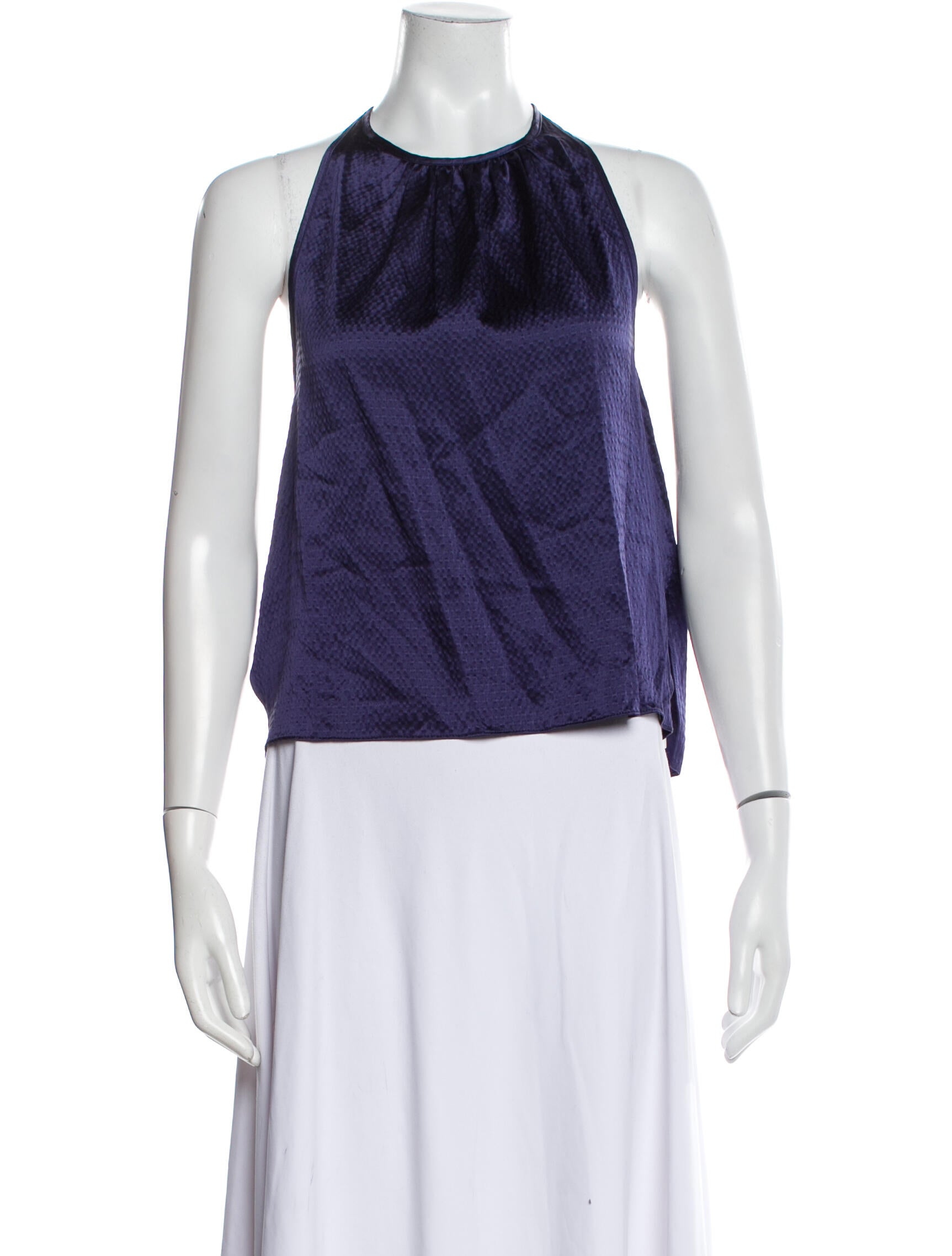 Rachel Comey Silk Halterneck Crop Top w/ Tags