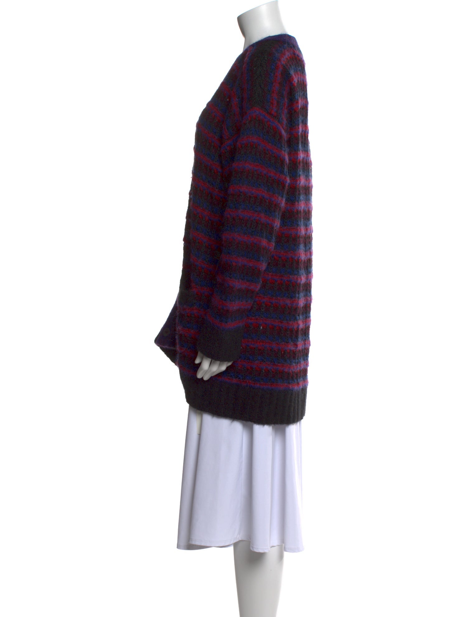 Rachel Comey Striped V-Neck Sweater