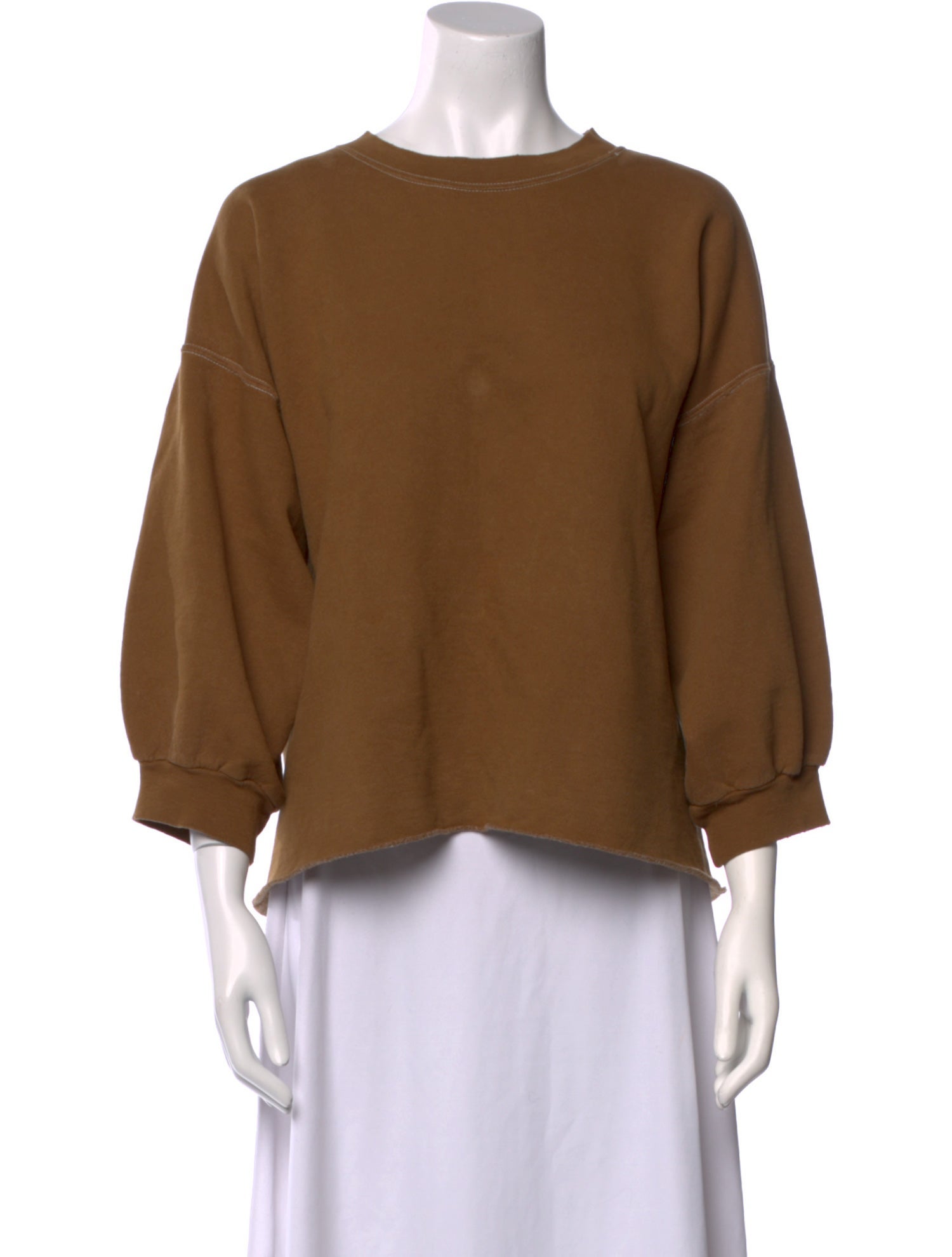 Rachel Comey Bateau Neckline Three-Quarter Sleeve Sweatshirt