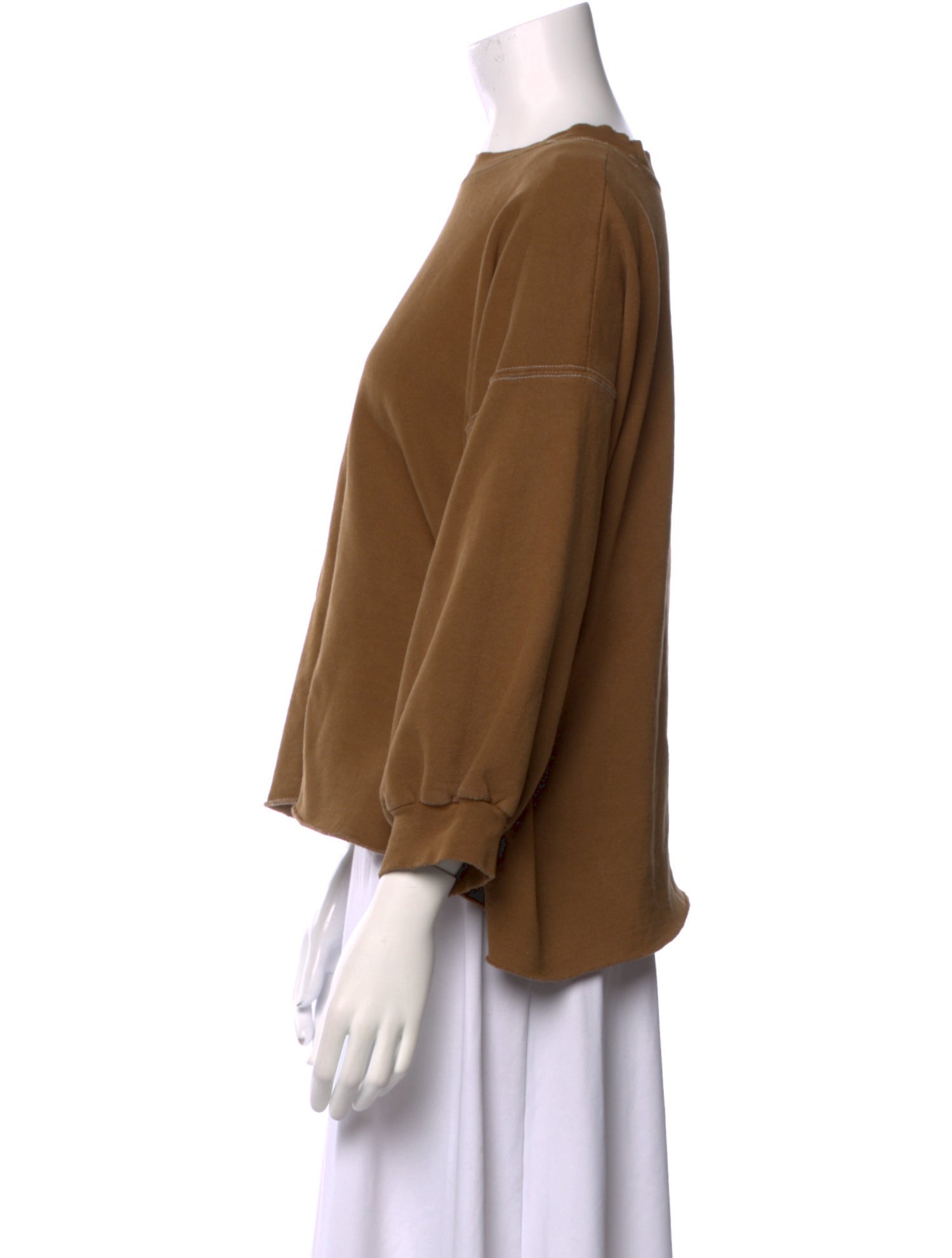 Rachel Comey Bateau Neckline Three-Quarter Sleeve Sweatshirt