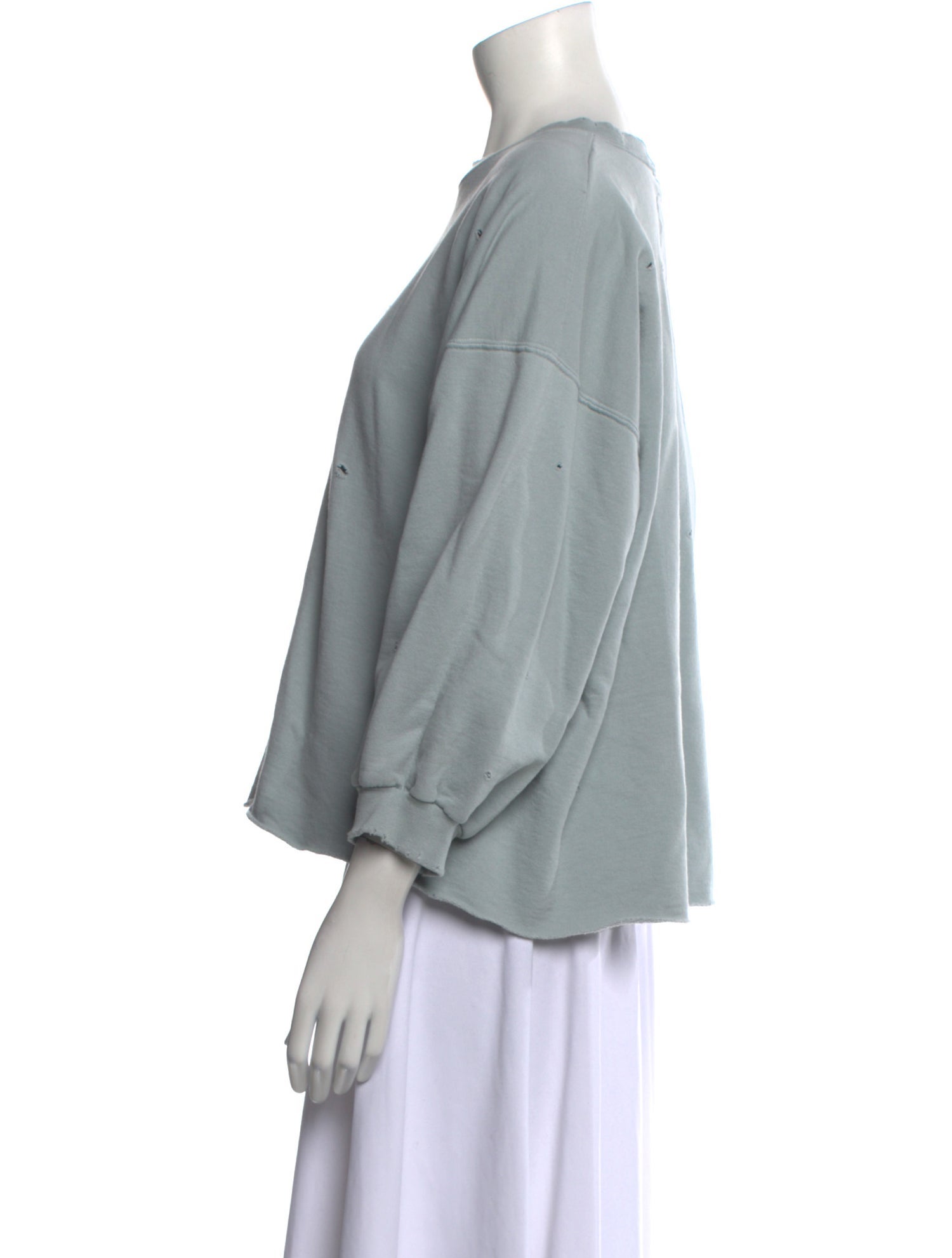 Rachel Comey Crew Neck Three-Quarter Sleeve Top