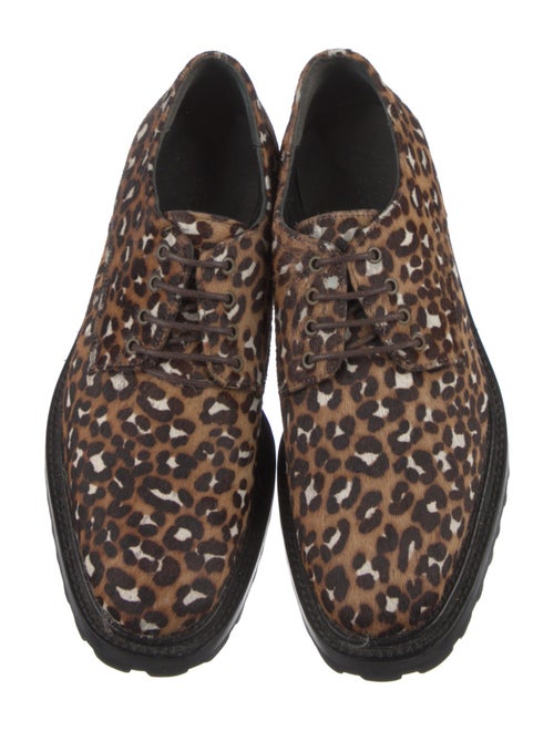 Rachel Comey Ponyhair Animal Print Oxfords