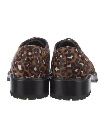 Rachel Comey Ponyhair Animal Print Oxfords