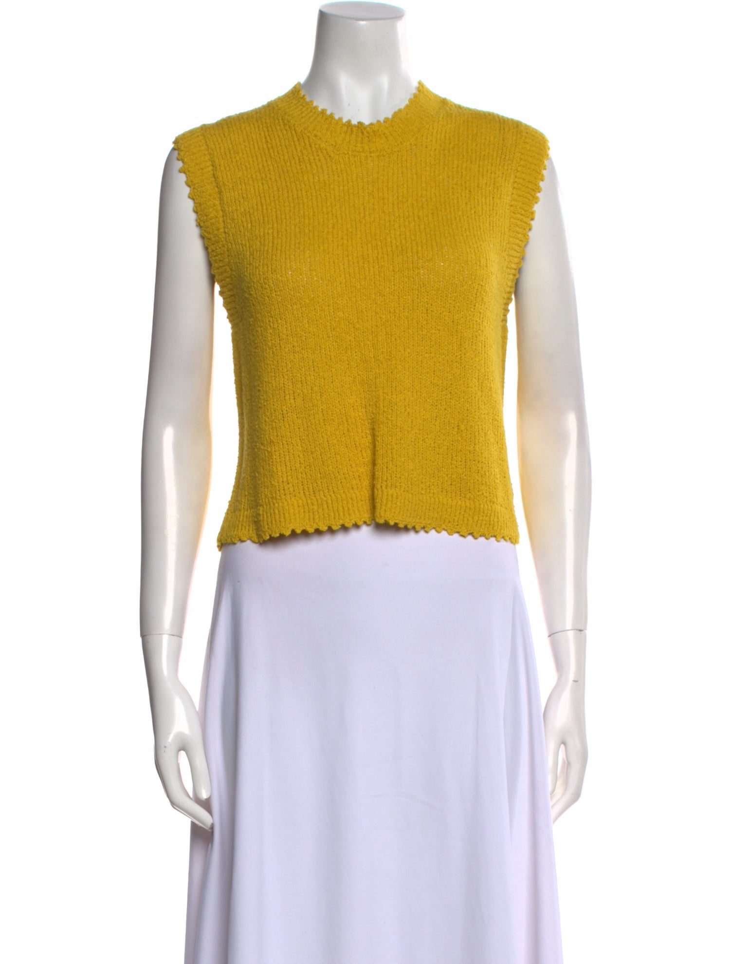 Rachel Comey Crew Neck Sleeveless Crop Top