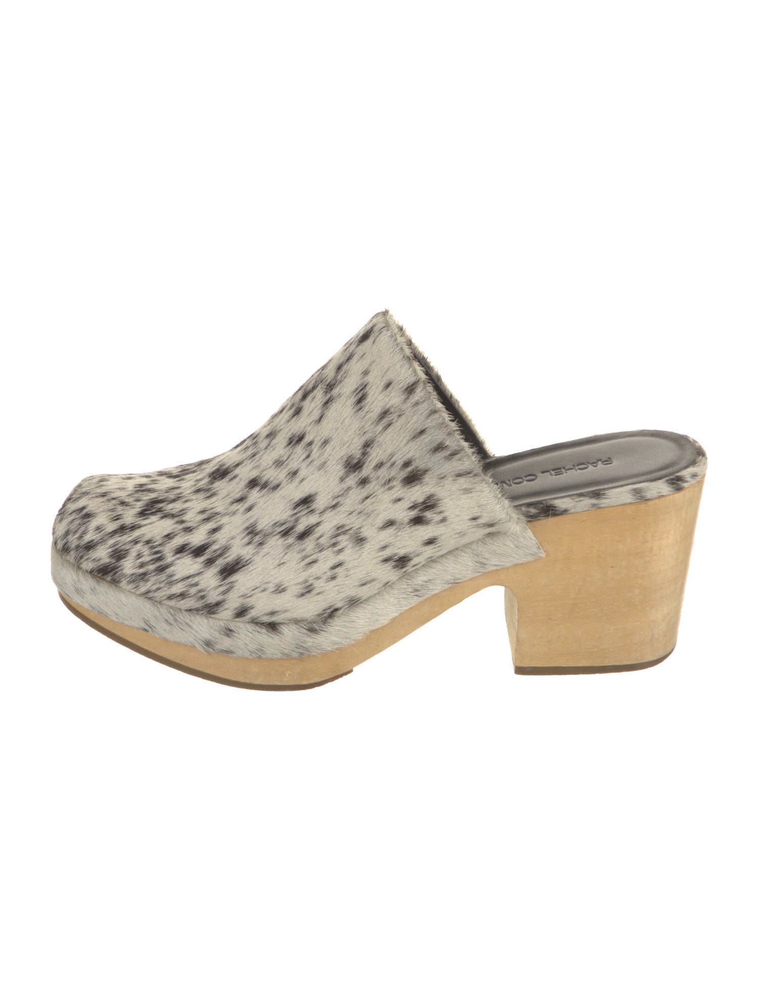 Rachel Comey Ponyhair Animal Print Mules
