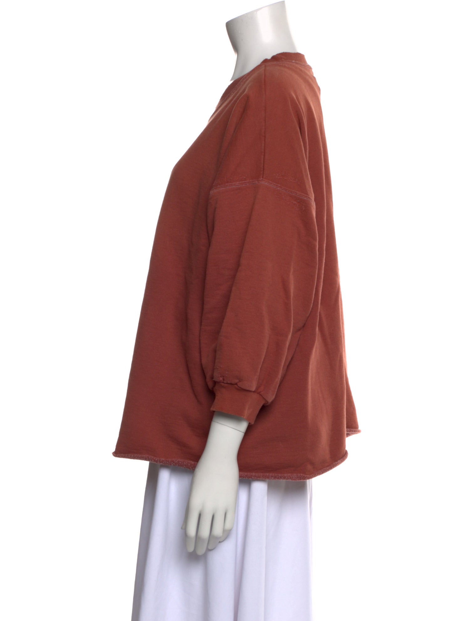 Rachel Comey Crew Neck Three-Quarter Sleeve Sweatshirt