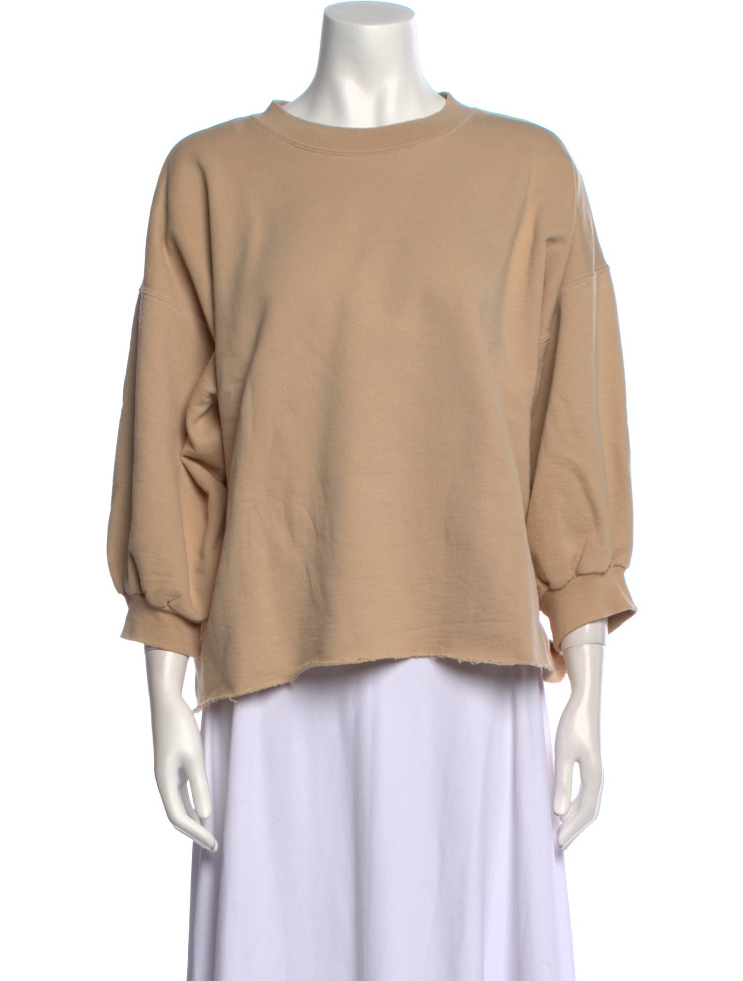 Rachel Comey Scoop Neck Three-Quarter Sleeve Sweatshirt