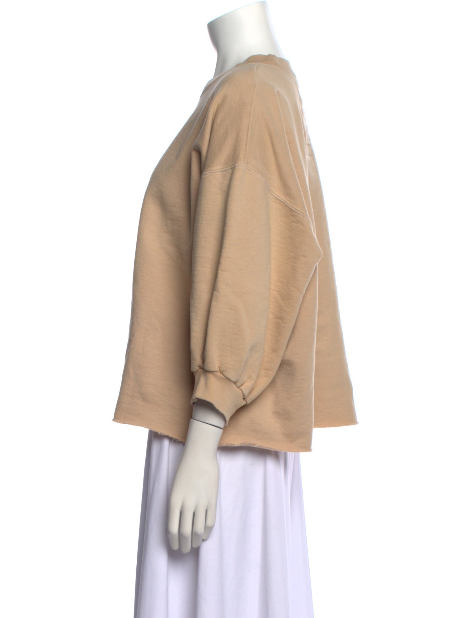 Rachel Comey Scoop Neck Three-Quarter Sleeve Sweatshirt