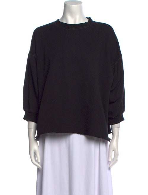 Rachel Comey Crew Neck Three-Quarter Sleeve Sweatshirt