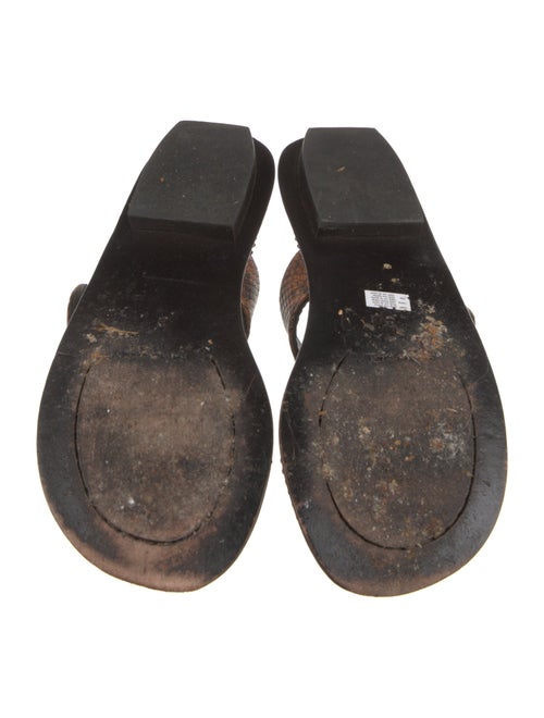 Rachel Comey Leather Animal Print Slides