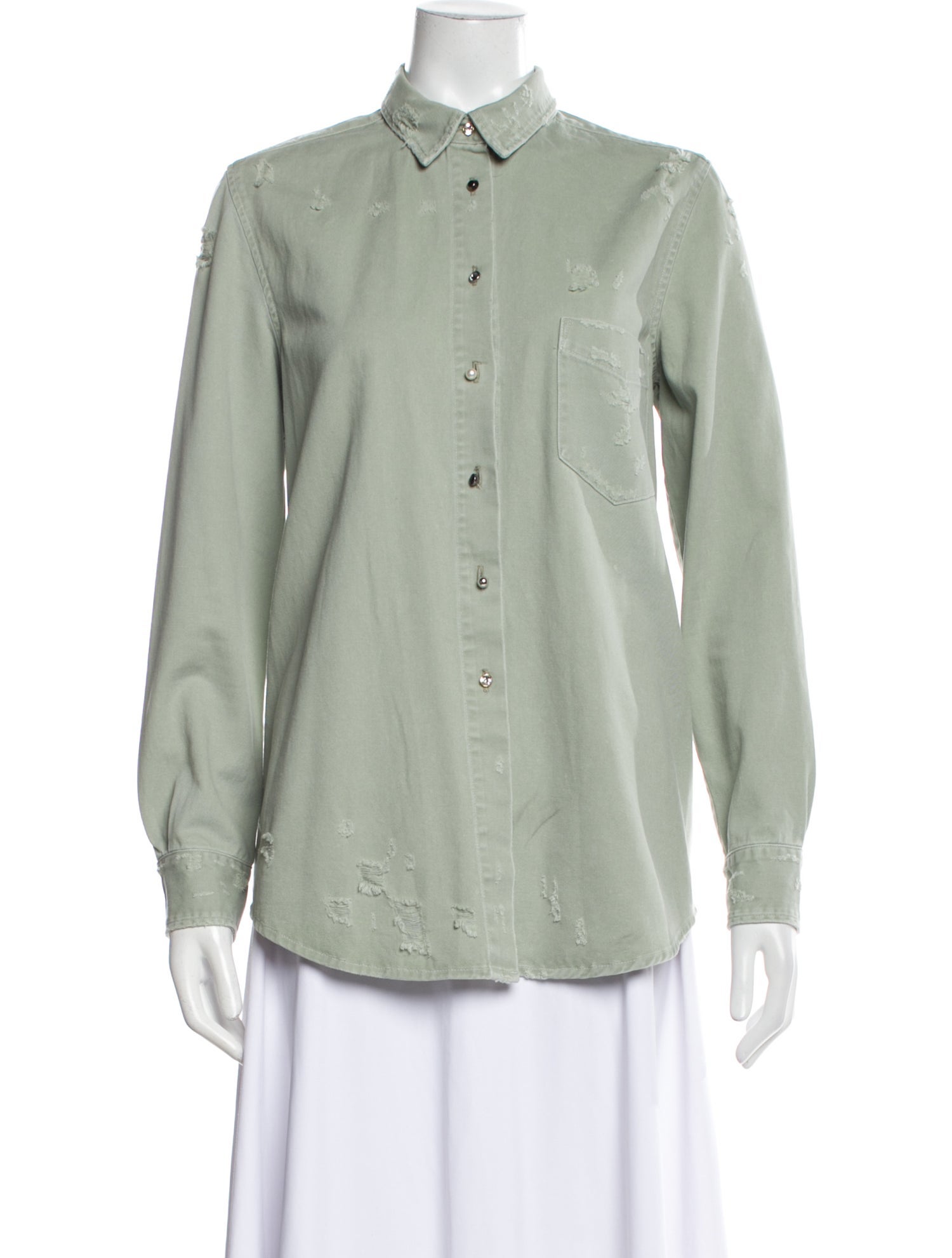 Rachel Comey Long Sleeve Button-Up Top