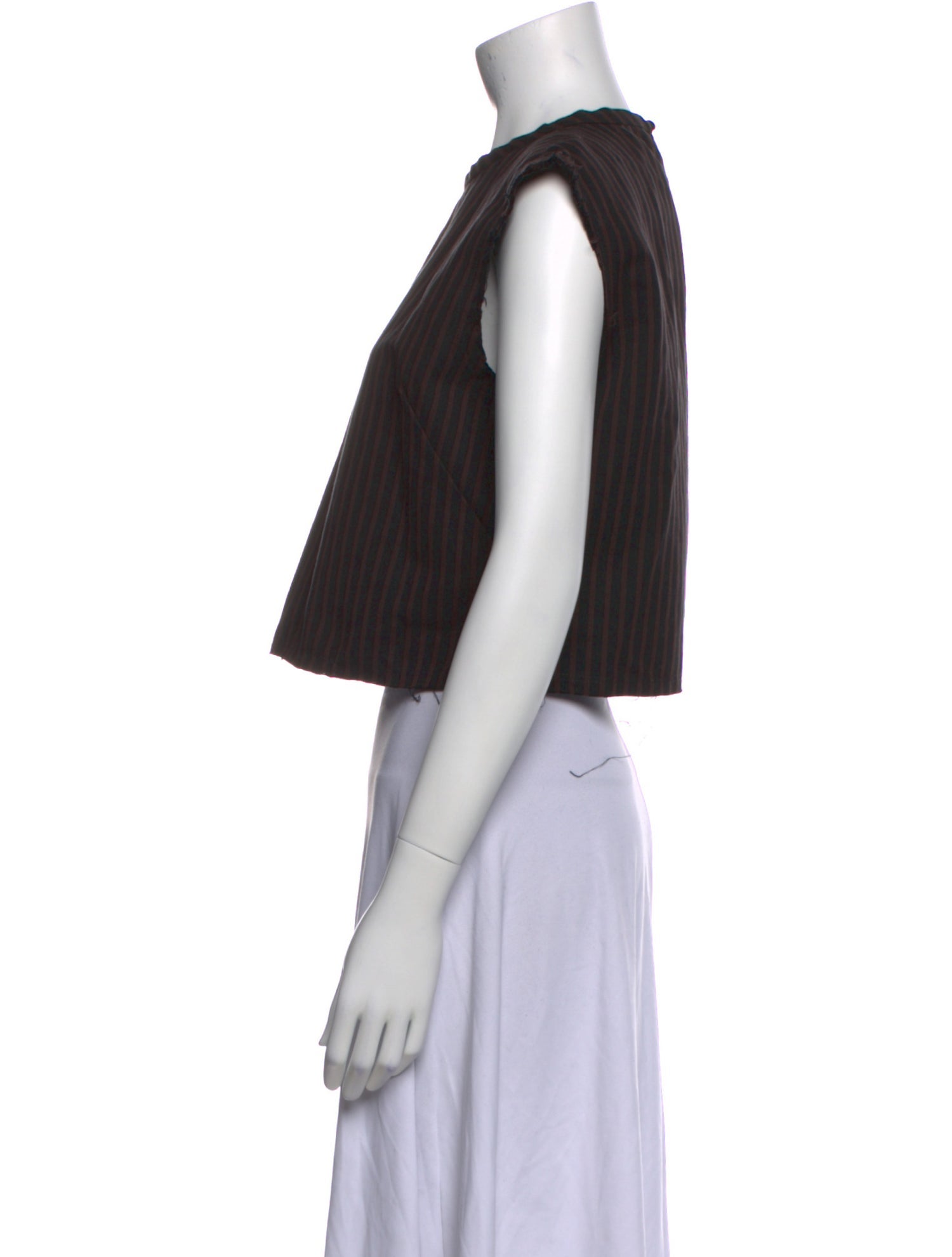 Rachel Comey Crew Neck Short Sleeve Crop Top