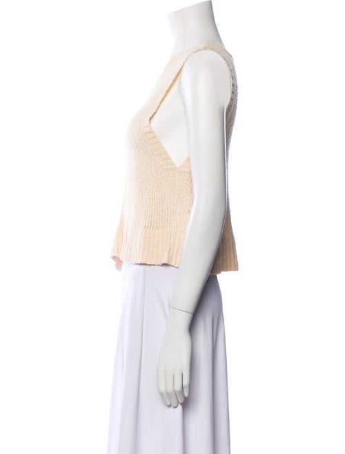 Rachel Comey Scoop Neck Sleeveless Crop Top