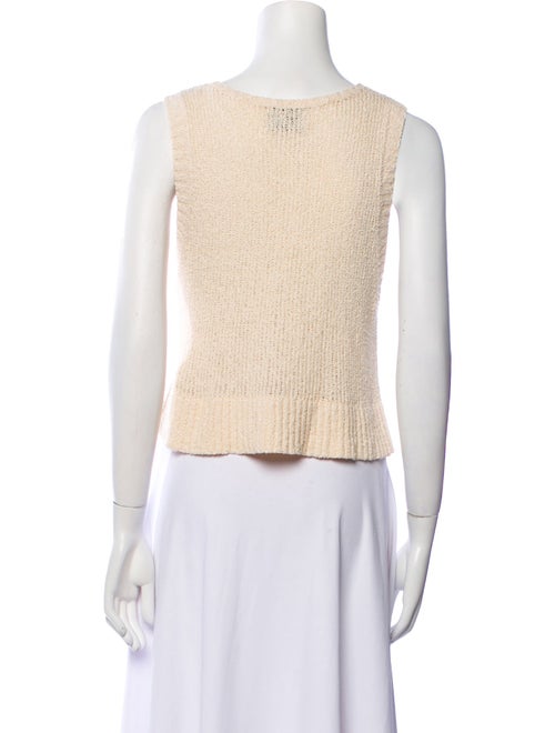 Rachel Comey Scoop Neck Sleeveless Crop Top