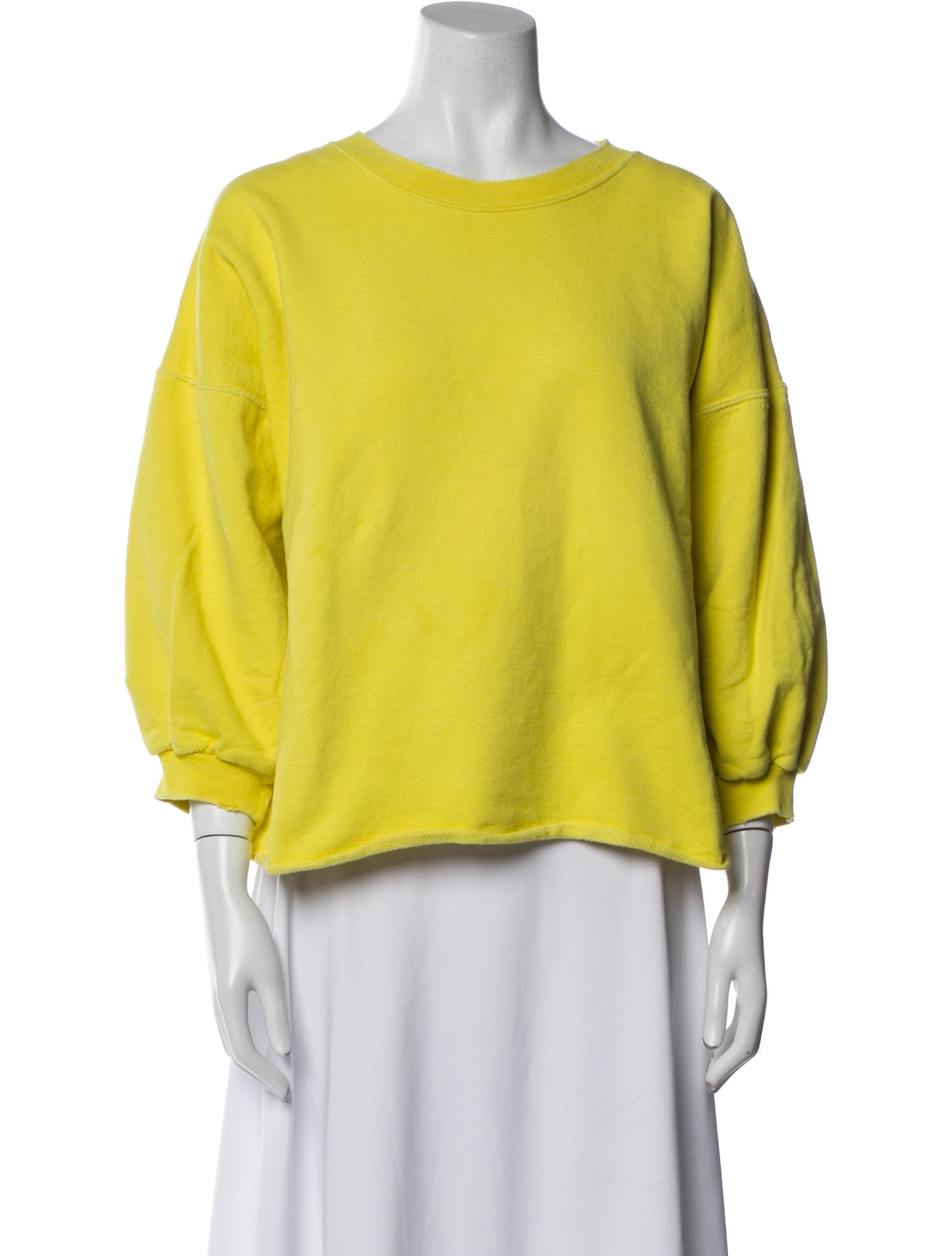 Rachel Comey Bateau Neckline Three-Quarter Sleeve Sweatshirt