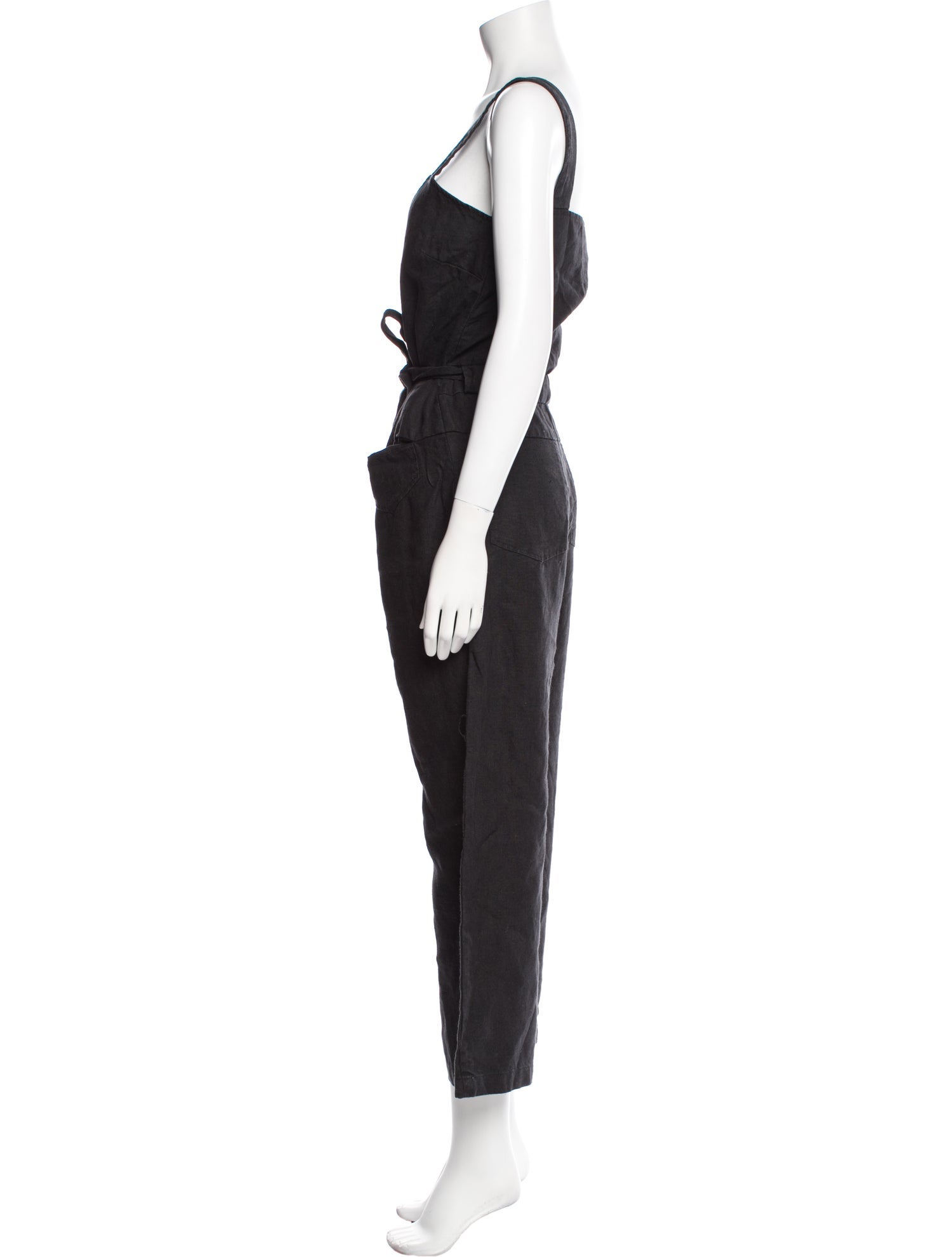 Rachel Comey Linen Square Neckline Jumpsuit