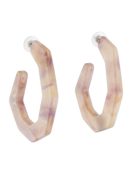 Rachel Comey Acrylic Factor Hoop Earrings