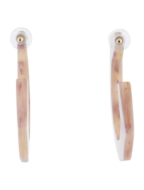 Rachel Comey Acrylic Factor Hoop Earrings