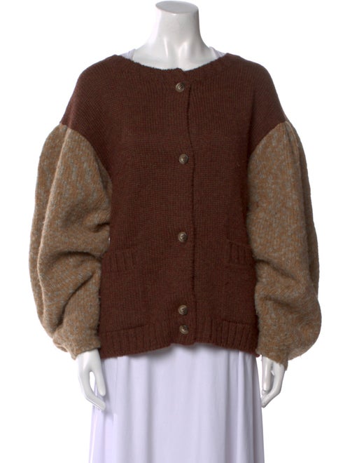 Rachel Comey Linen Colorblock Pattern Sweater