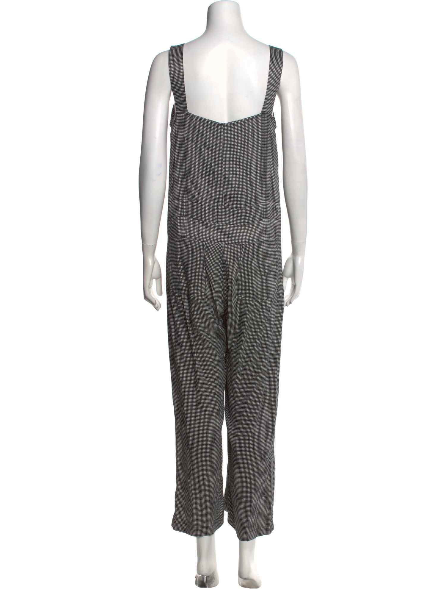 Rachel Comey Polka Dot Print V-Neck Jumpsuit