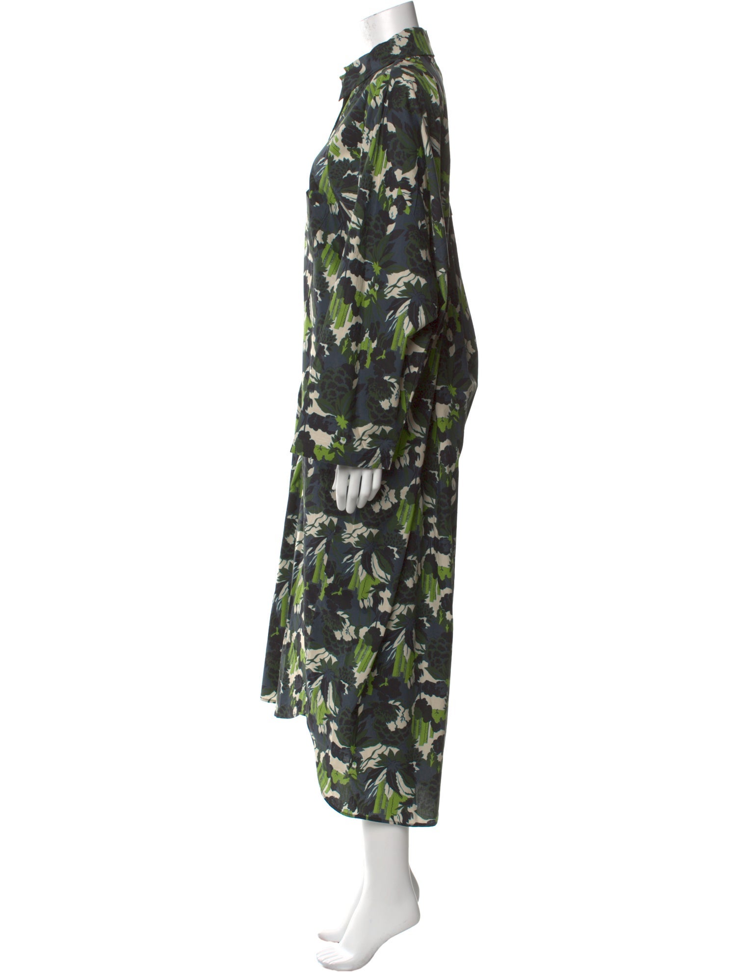 Rachel Comey Floral Print Long Dress