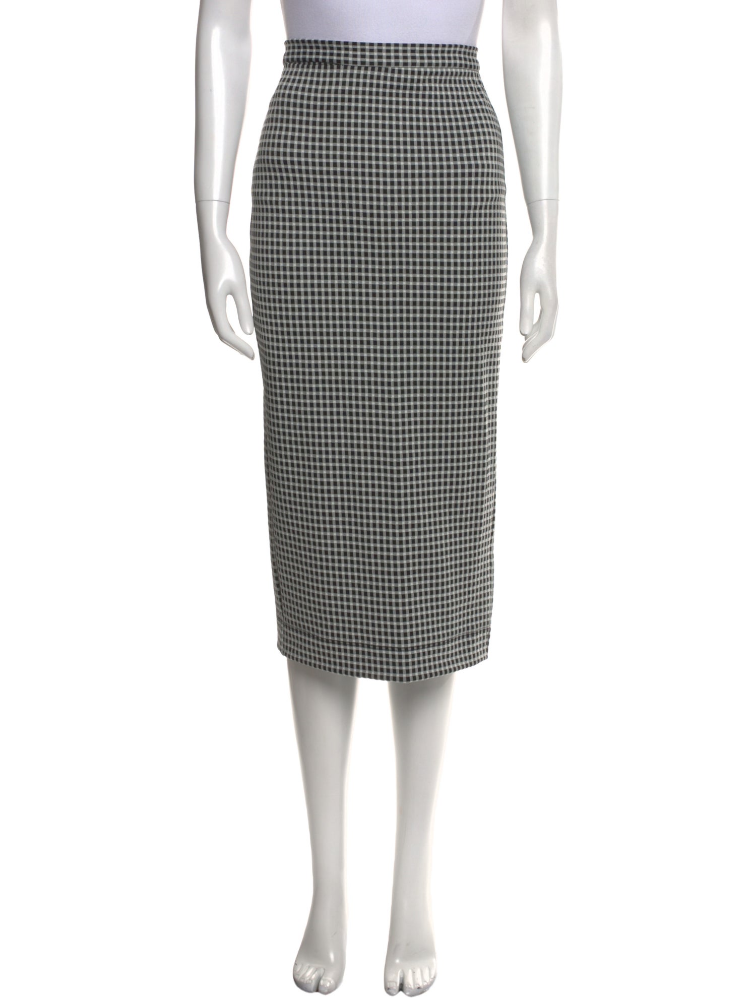 Rachel Comey Plaid Print Midi Length Skirt