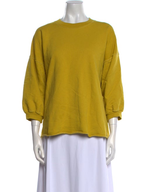Rachel Comey Crew Neck Three-Quarter Sleeve Sweatshirt