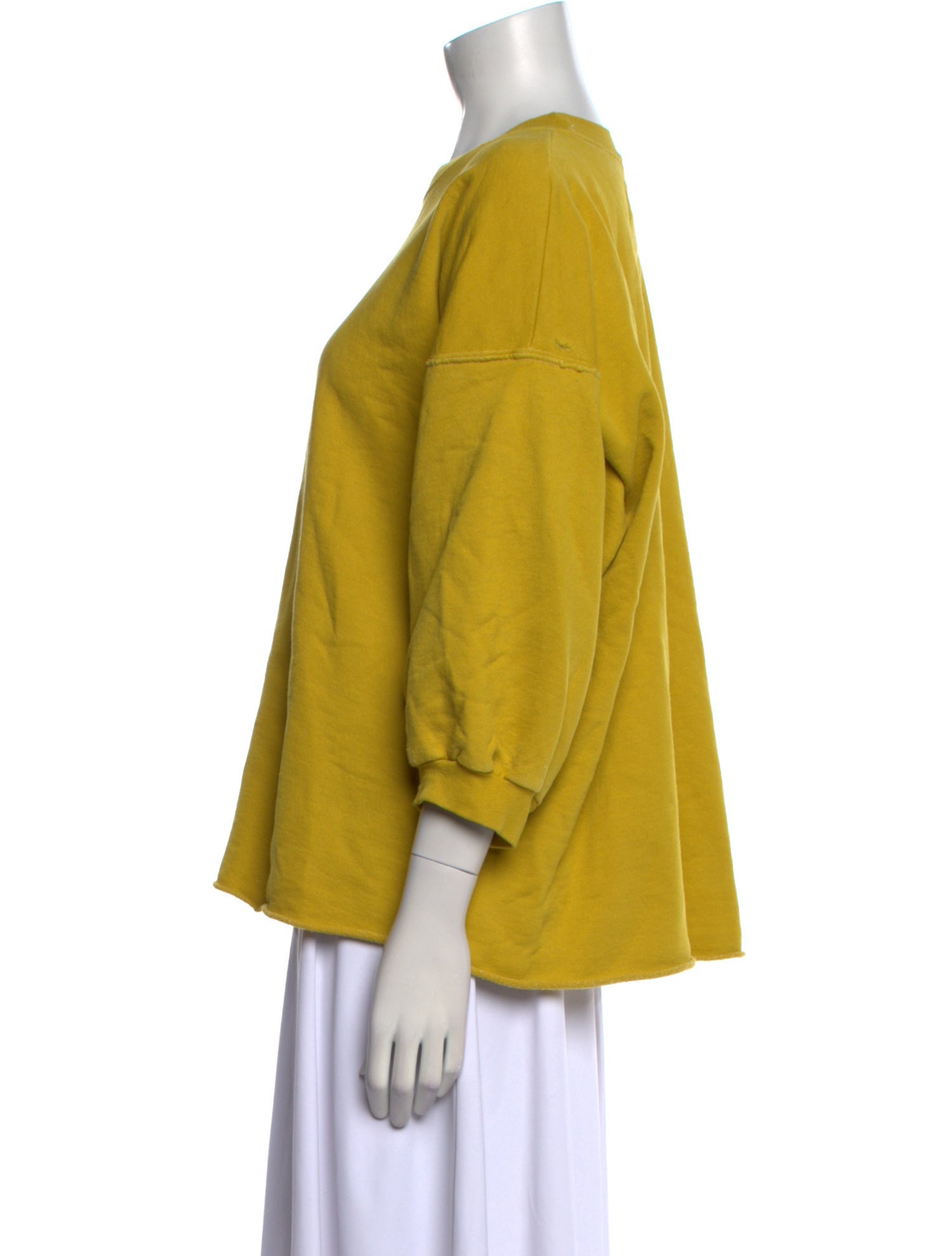 Rachel Comey Crew Neck Three-Quarter Sleeve Sweatshirt