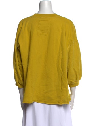 Rachel Comey Crew Neck Three-Quarter Sleeve Sweatshirt