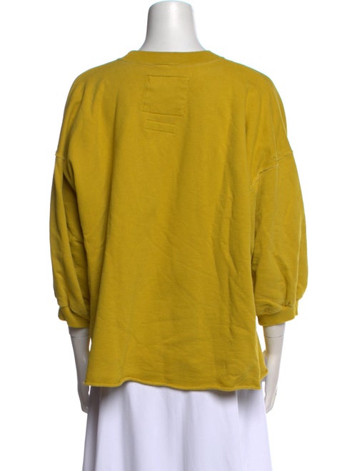 Rachel Comey Crew Neck Three-Quarter Sleeve Sweatshirt