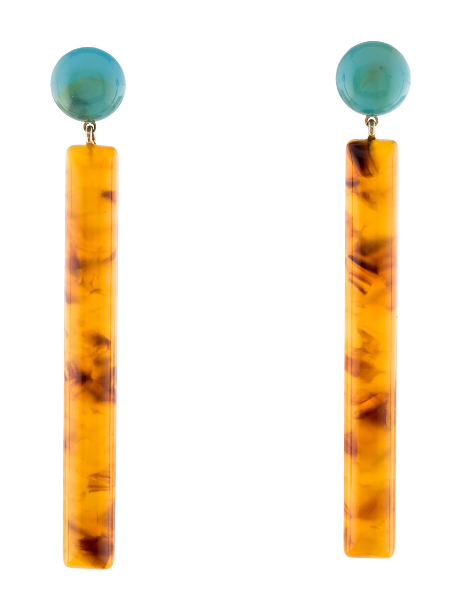 Rachel Comey Acrylic Mission Drop Earrings