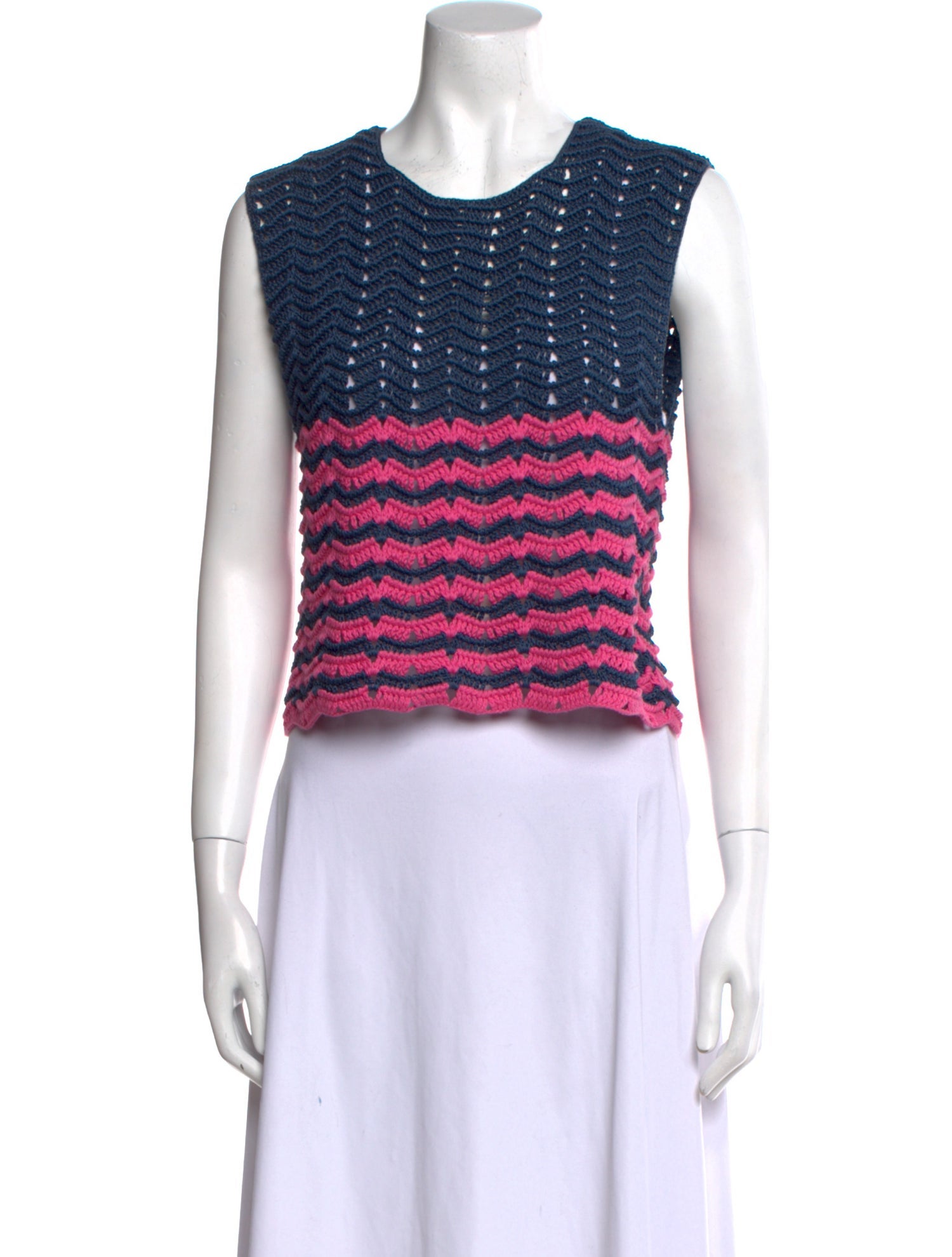 Rachel Comey Striped Crew Neck Crop Top w/ Tags