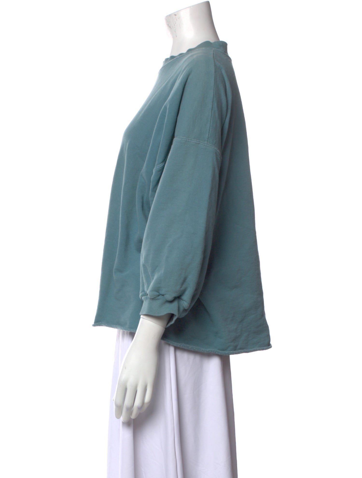 Rachel Comey Crew Neck Three-Quarter Sleeve Sweatshirt