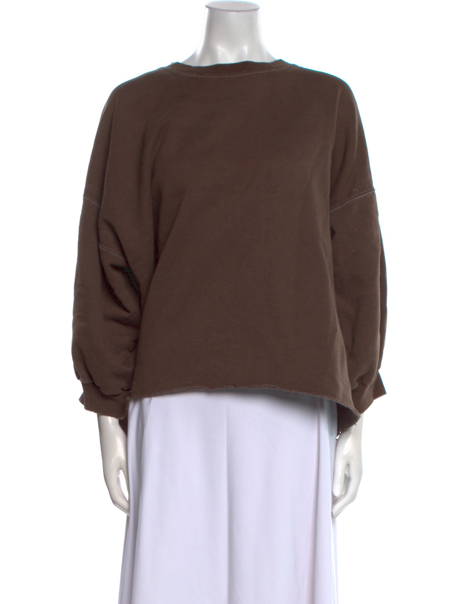 Rachel Comey Bateau Neckline Three-Quarter Sleeve Sweatshirt