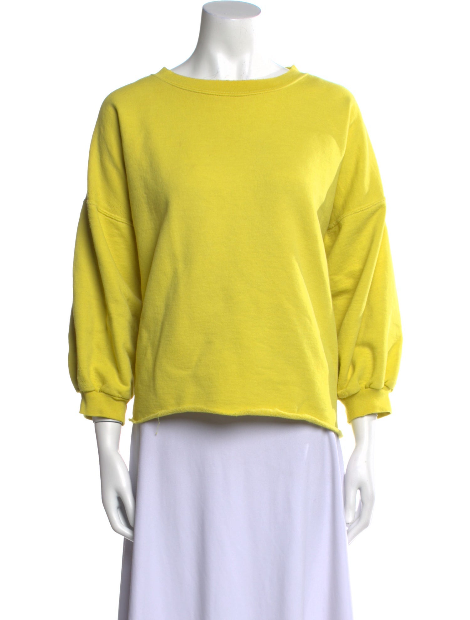 Rachel Comey Bateau Neckline Three-Quarter Sleeve Sweatshirt