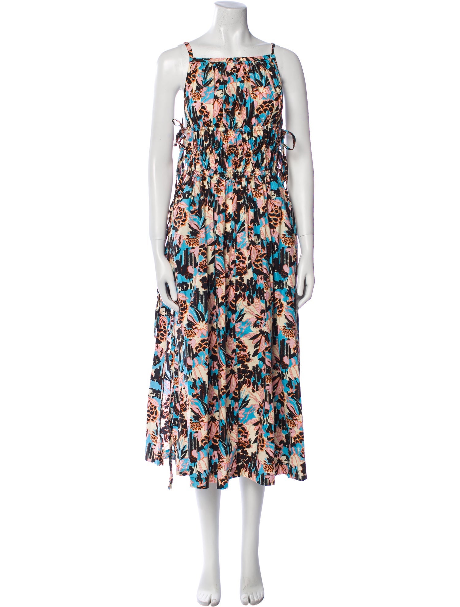 Rachel Comey Floral Print Midi Length Dress