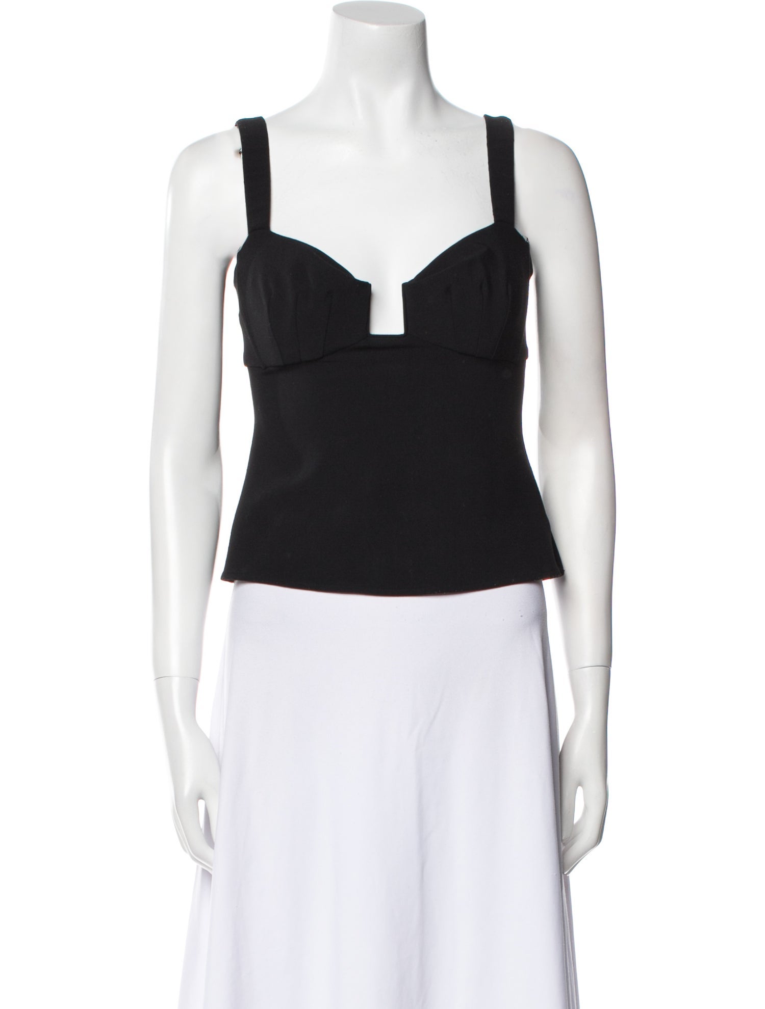 Rachel Comey V-Neck Sleeveless Crop Top